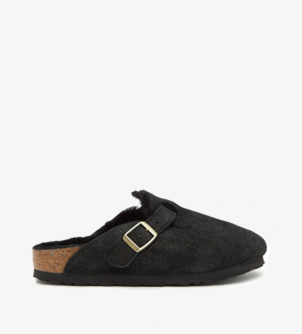 Birkenstock Boston VL Shearling Kadın Deri Terlik model görseli