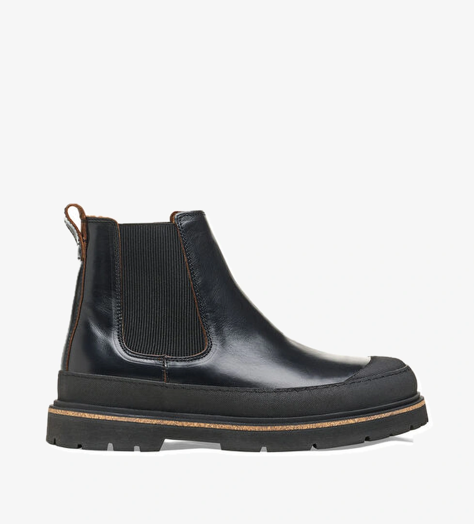 Birkenstock Prescott Slip On Leoi Siyah Erkek Deri Bot model görseli