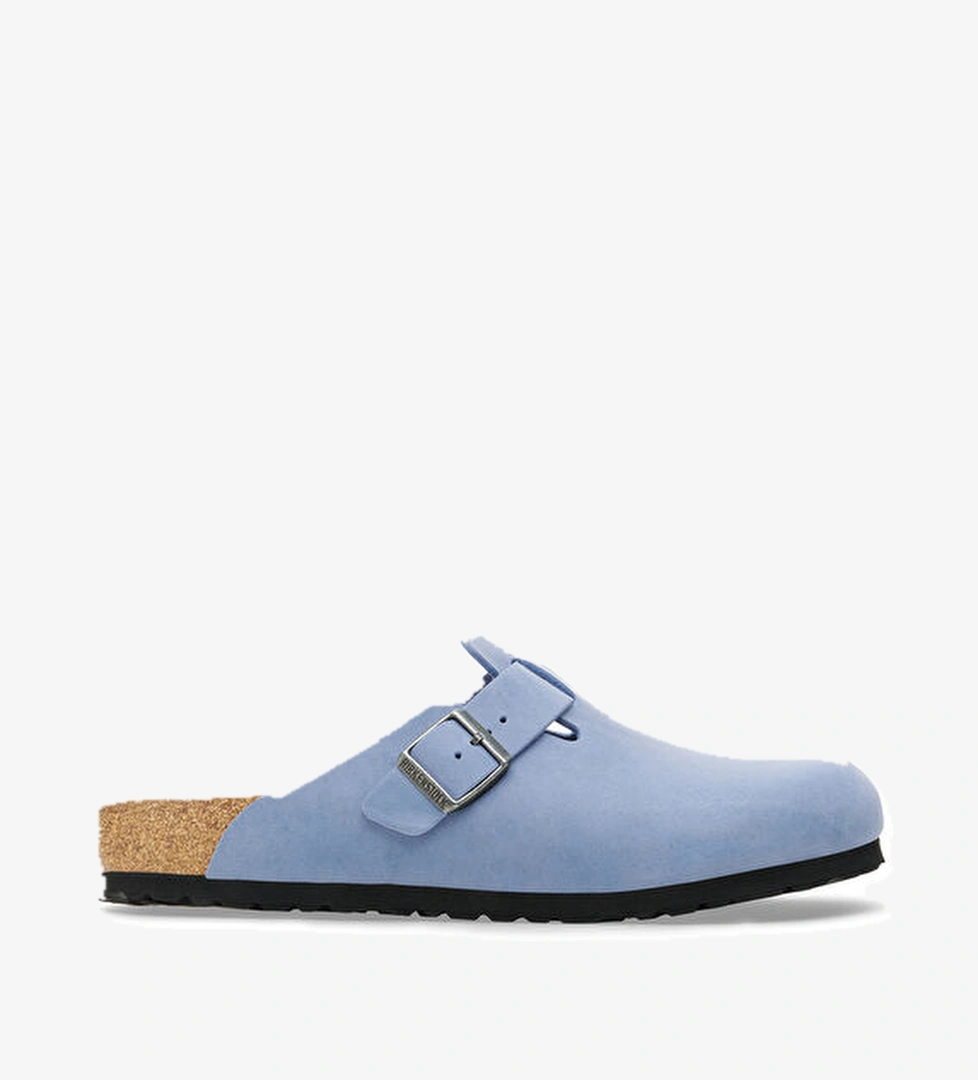 Birkenstock Boston Leoi Mavi Erkek Deri Terlik model görseli