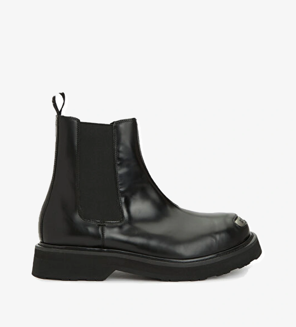 Kenzo Smile Siyah Kadın Deri Bot model görseli