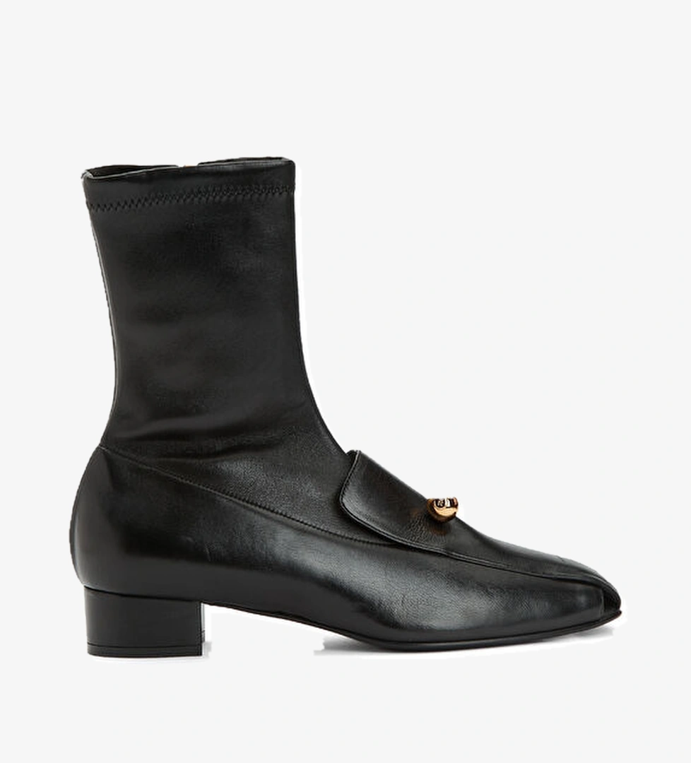 Herbert Levine Siyah Kadın Deri Bot model görseli