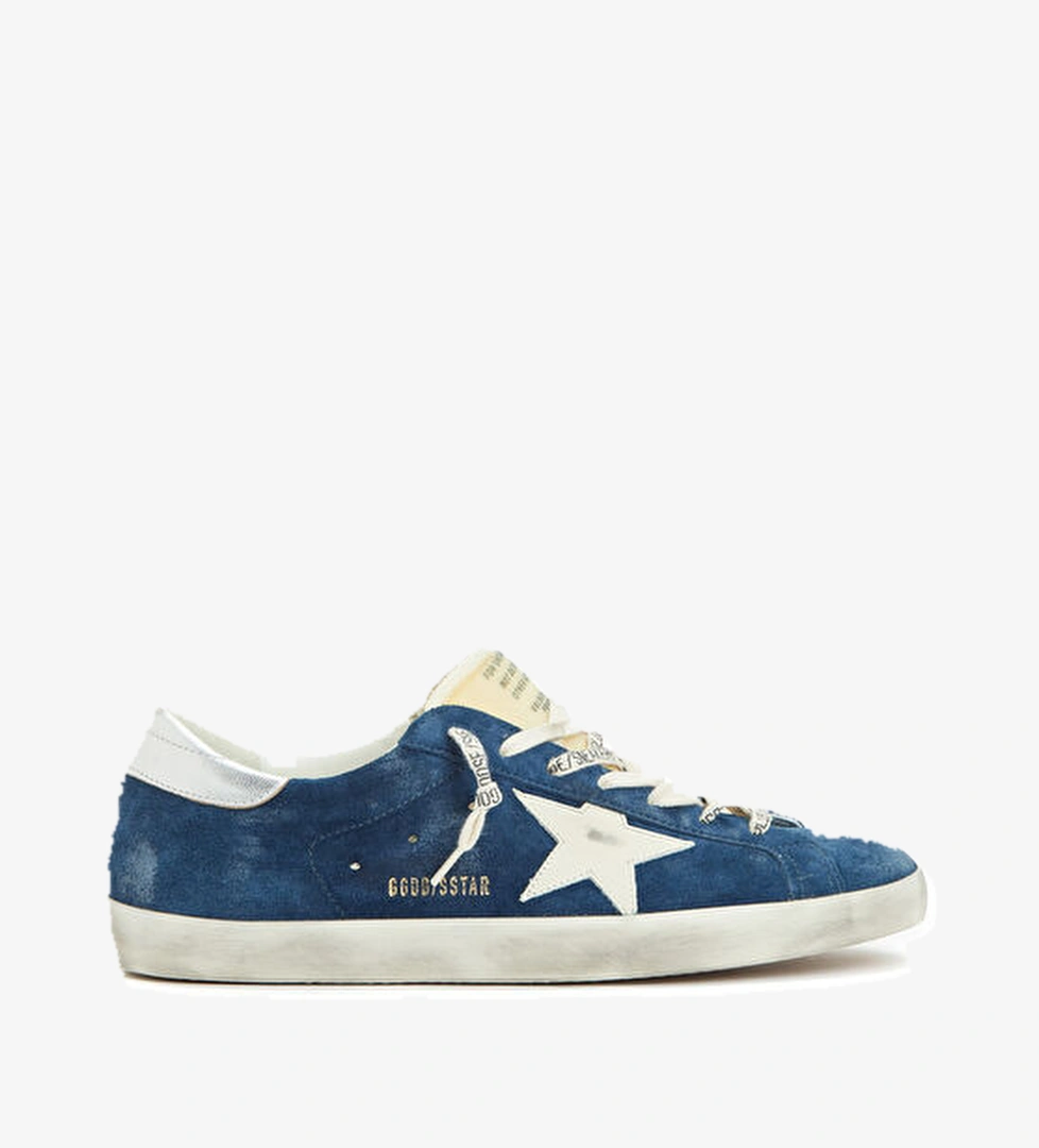 Golden Goose SuperStar Lacivert Erkek Deri Sneaker model görseli