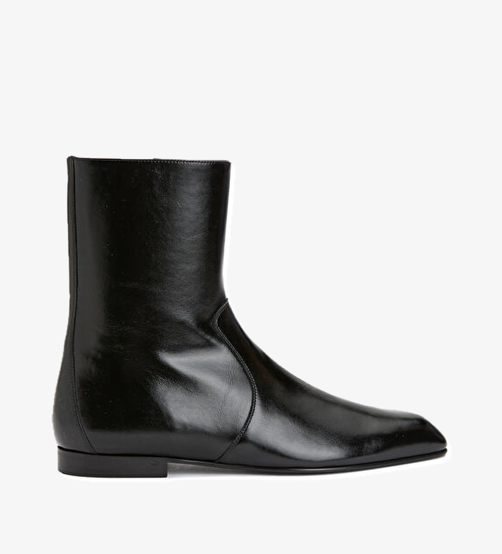 Khaite Colt Siyah Kadın Deri Ankle Bot model görseli