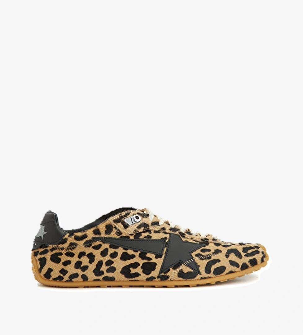 Golden Goose Leopar Kadın Deri Sneaker model görseli