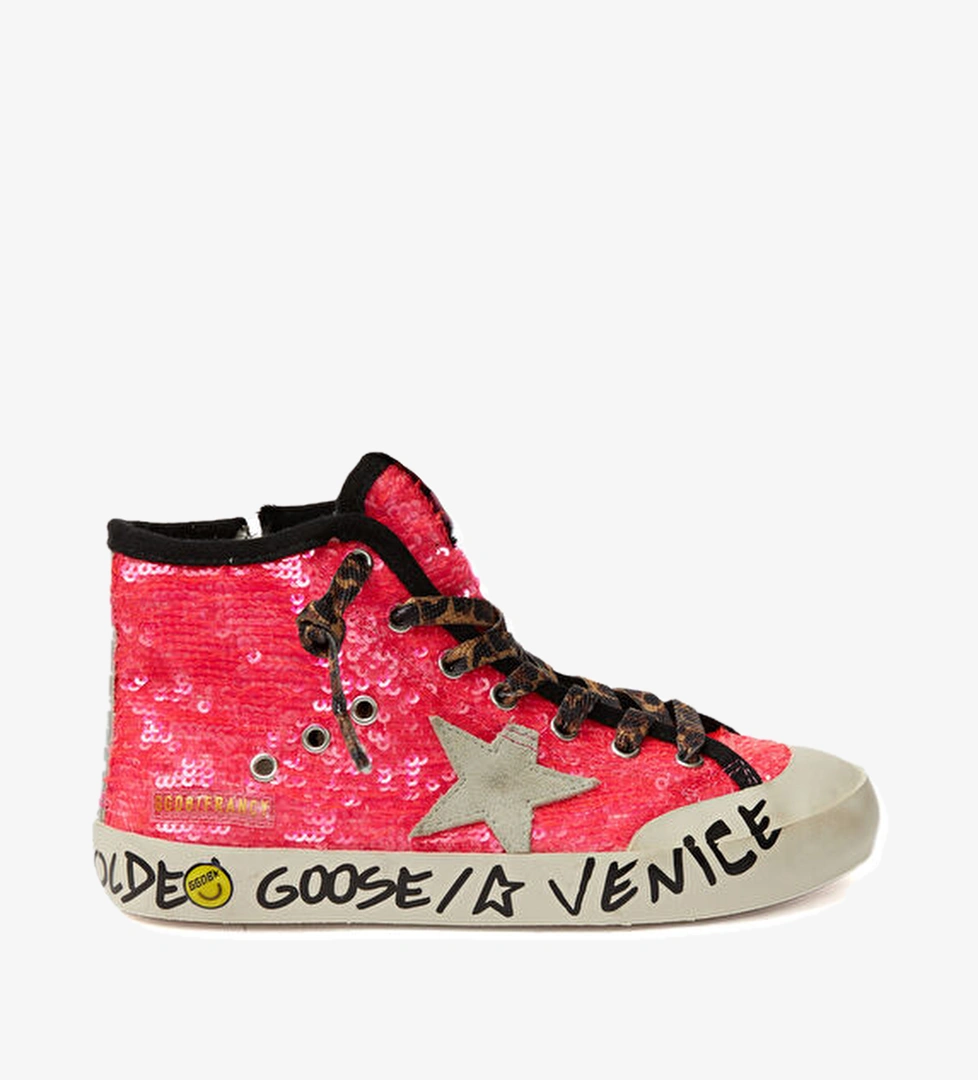 Francy Payetli Çocuk Sneaker - Görsel 1