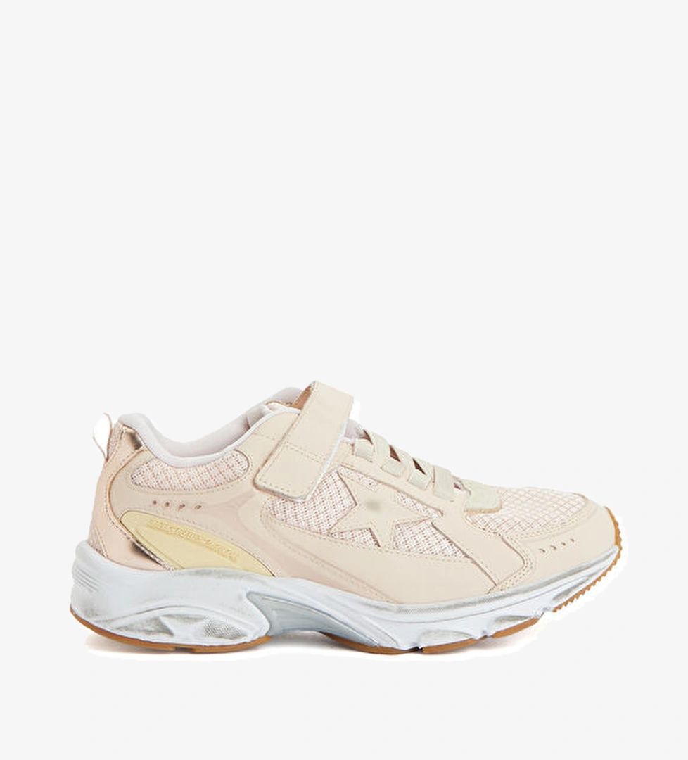 Golden Goose Light Star Pembe Sarı Unisex Çocuk Sneaker model görseli