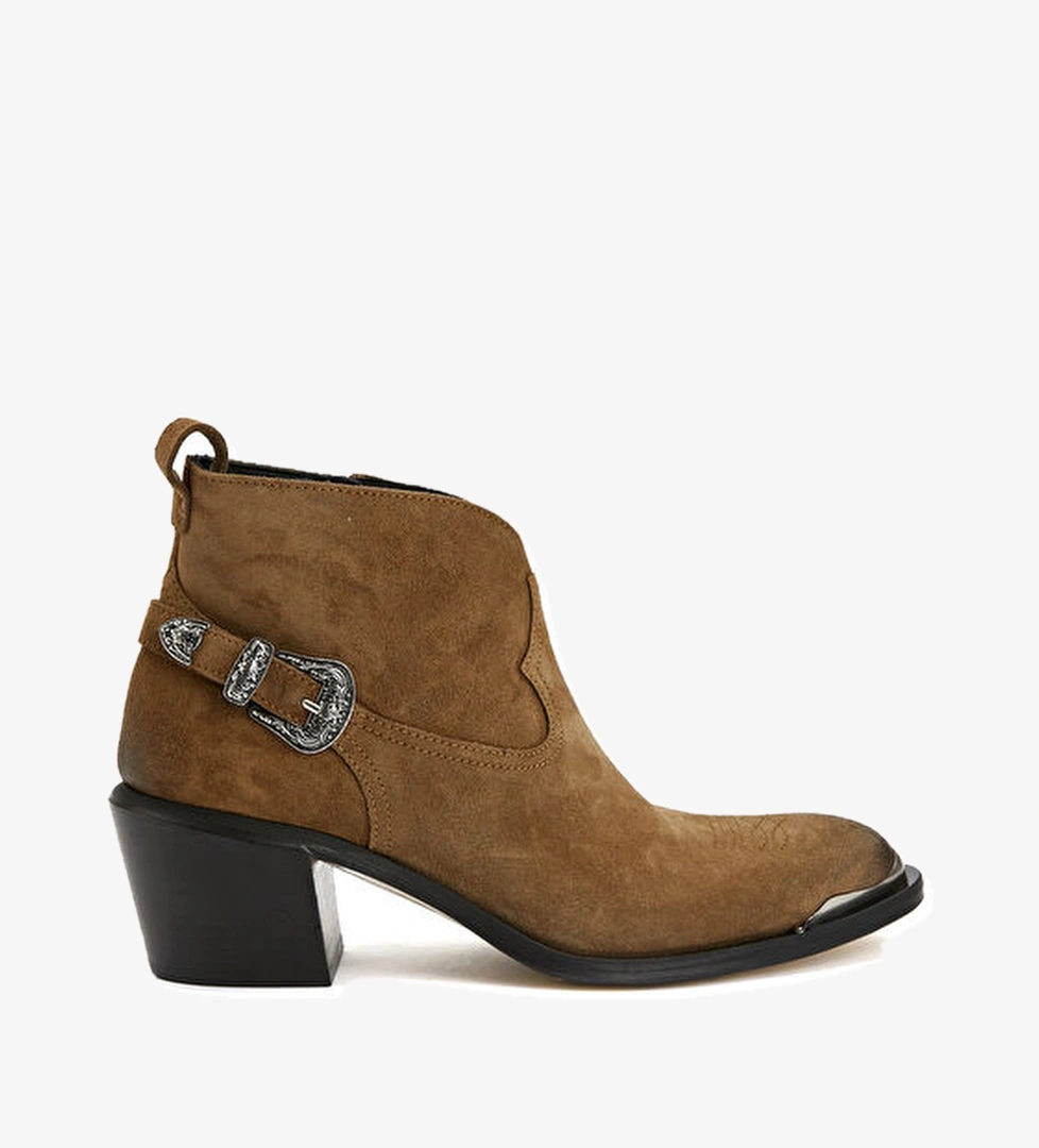 Golden Goose Patty Haki Kadın Süet Bot model görseli