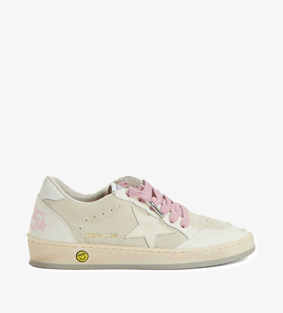 Golden Goose BallStar Çok Renkli Unisex Çocuk Deri Sneaker model görseli