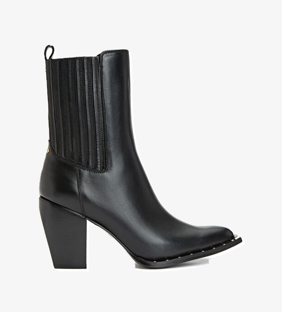 Golden Goose Siyah Kadın Deri Bot model görseli