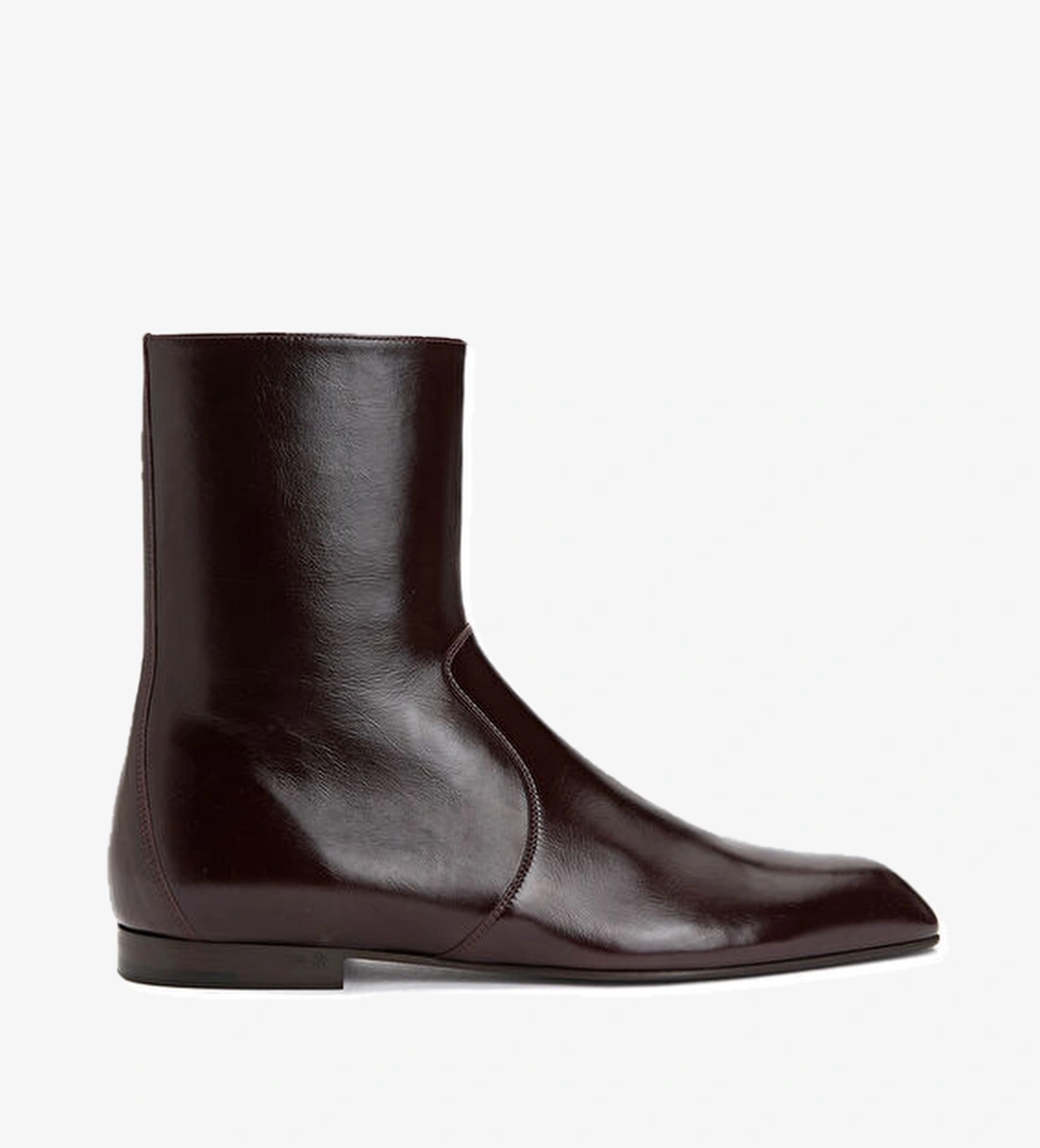 Khaite Colt Bordo Kadın Deri Ankle Bot model görseli