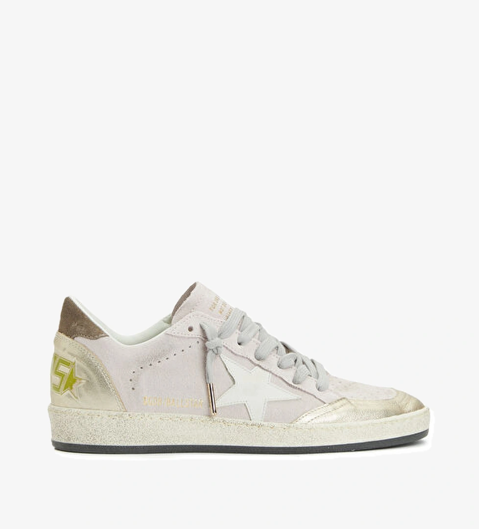 Golden Goose BallStar Pembe Kadın Deri Sneaker model görseli
