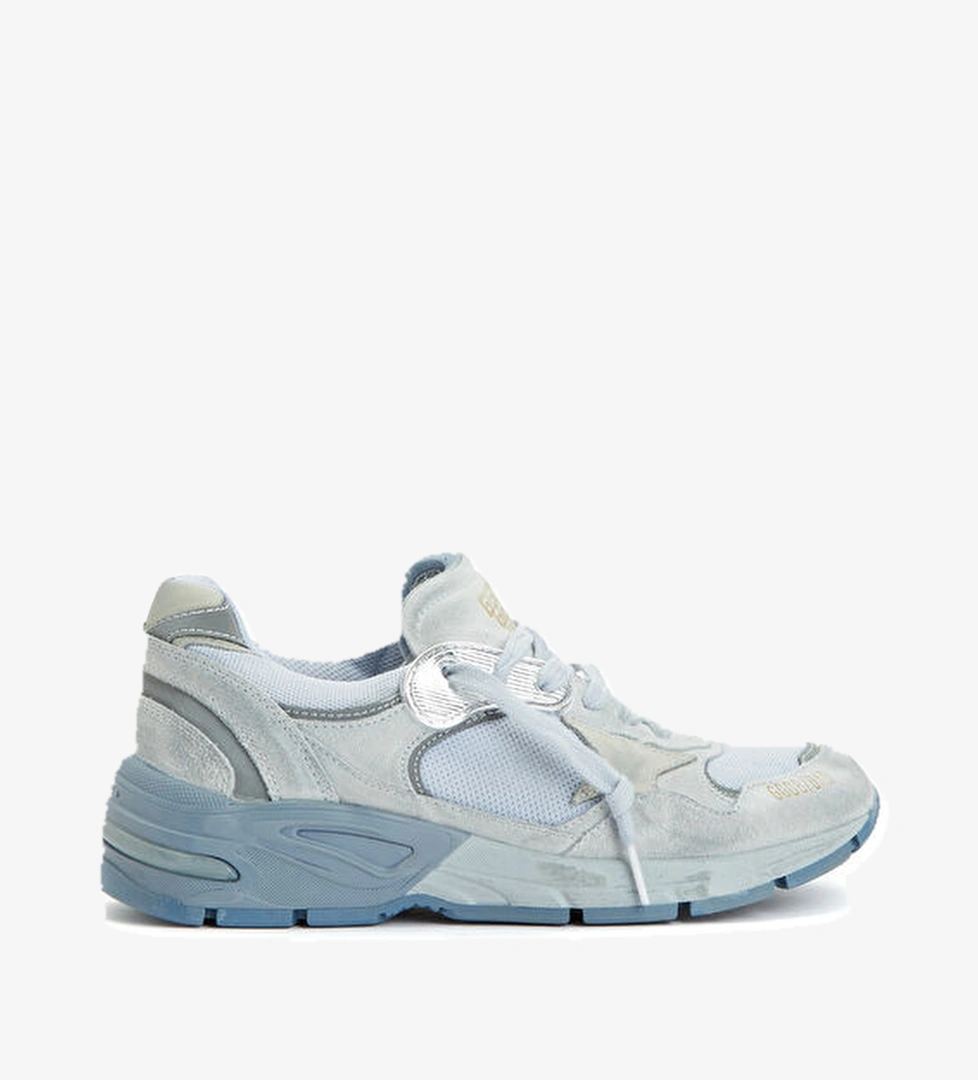 Golden Goose Mavi Kadın Deri Sneaker model görseli