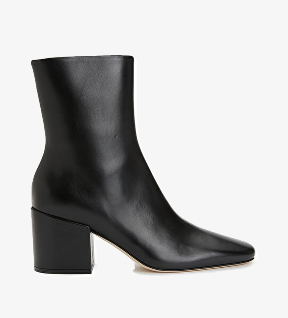 Dear Frances Alma Siyah Kadın Deri Bot model görseli