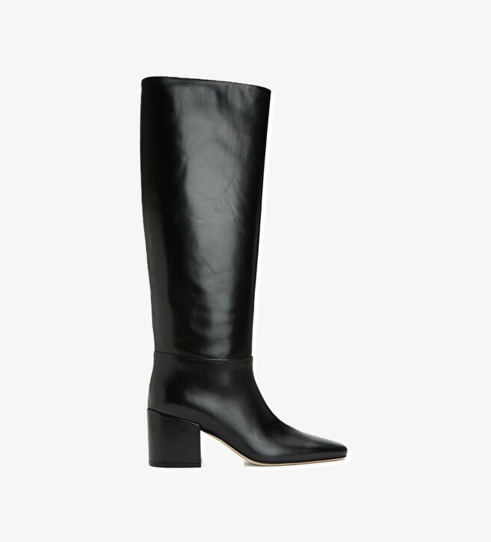 Dear Frances Siyah Kadın Deri Çizme model görseli