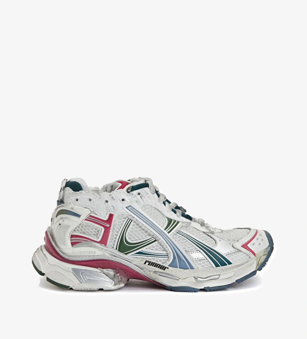 Balenciaga Runner Beyaz Yeşil Kadın Sneaker model görseli