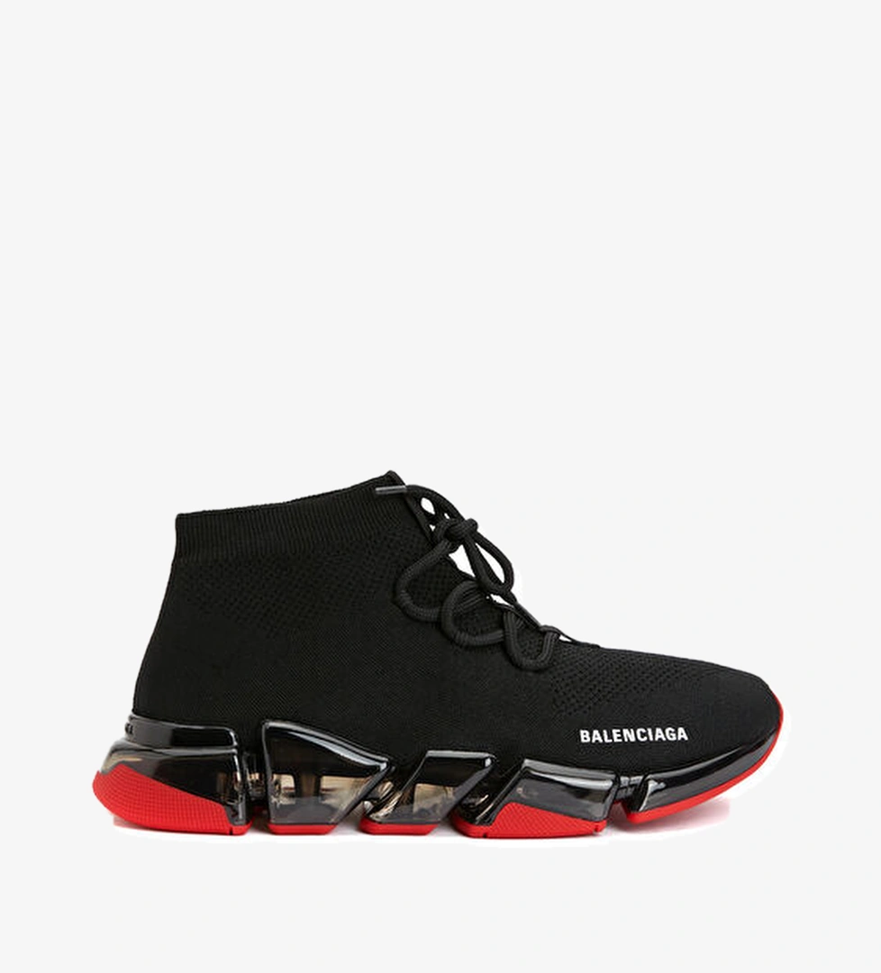 Balenciaga Speed 2.0 Kırmızı Siyah Erkek Sneaker model görseli
