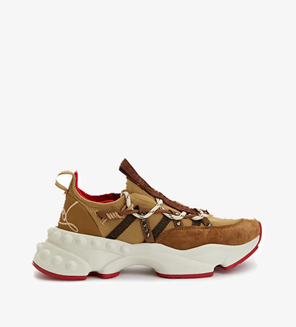 Christian Louboutin Trailnrun Taba Erkek Deri Sneaker model görseli