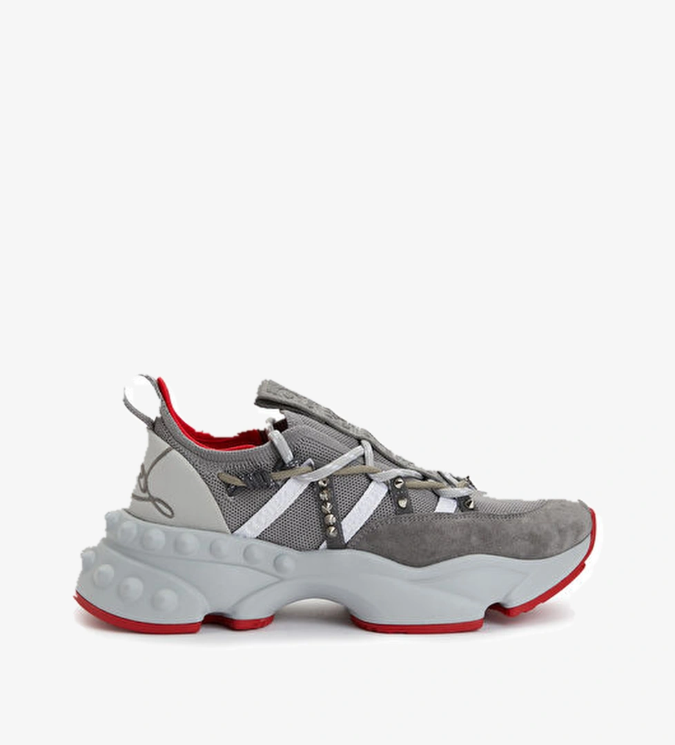 Trailnrun Gri Erkek Deri Sneaker - Görsel 1