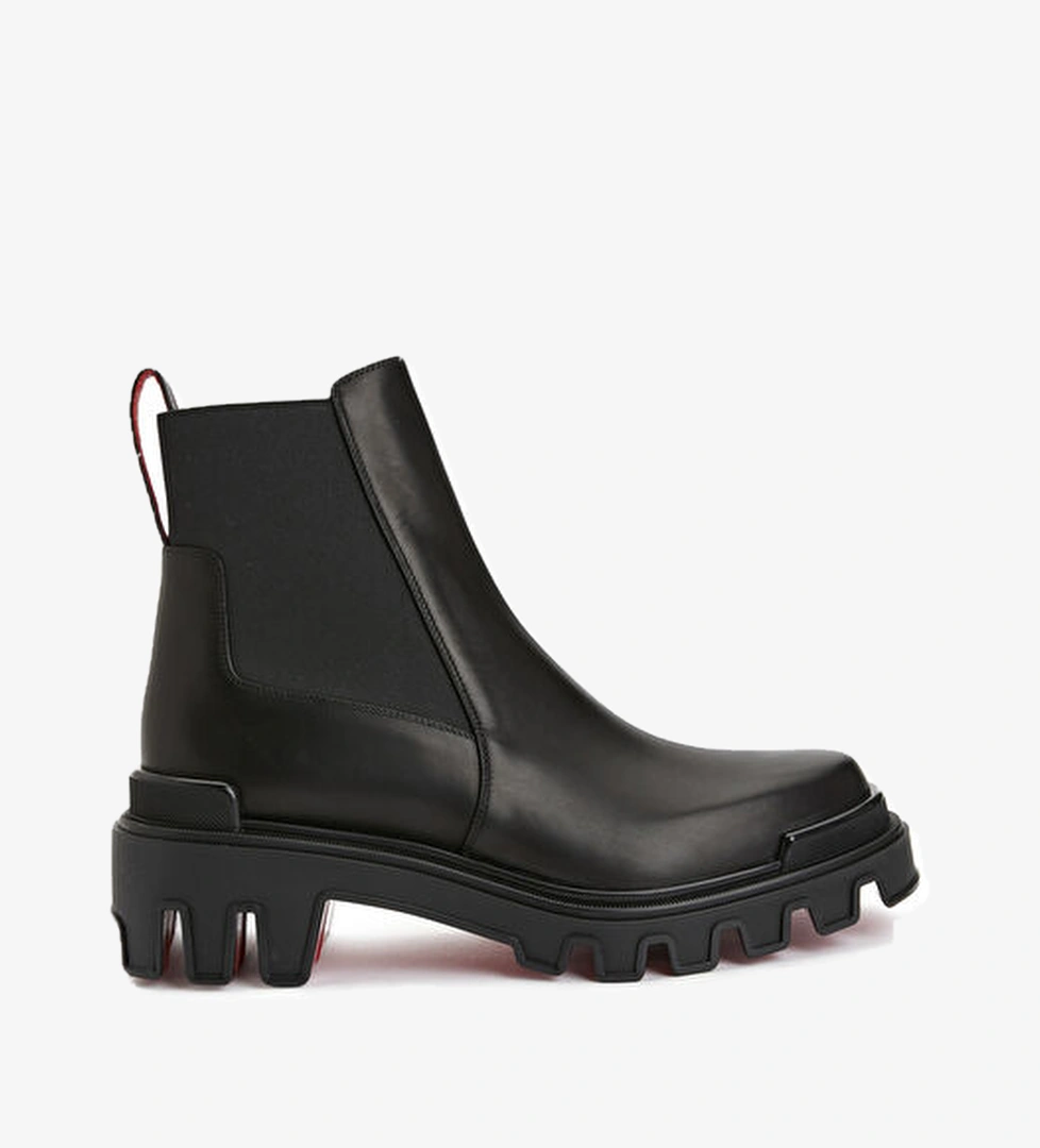 Christian Louboutin Marchacroche Siyah Erkek Deri Bot model görseli