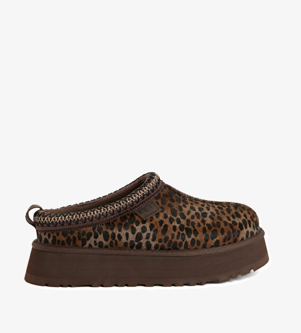 Tazz Caspian Leopar Desenli Kadın Terlik