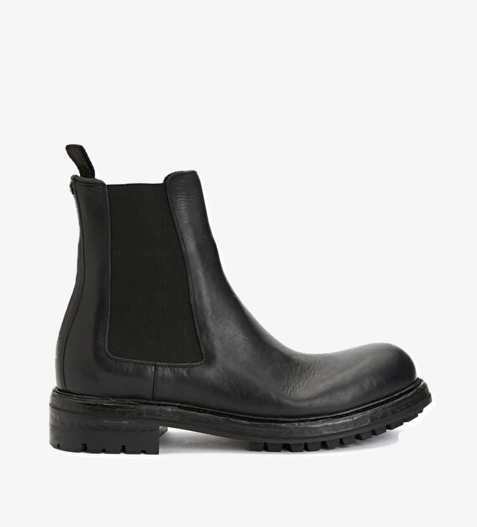 Dolce&gabbana Siyah Erkek Deri Bot model görseli