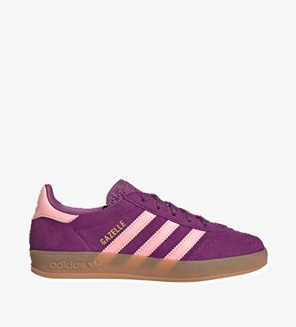 Adidas Gazelle Indoor J Mor Unisex Çocuk Süet Sneaker model görseli