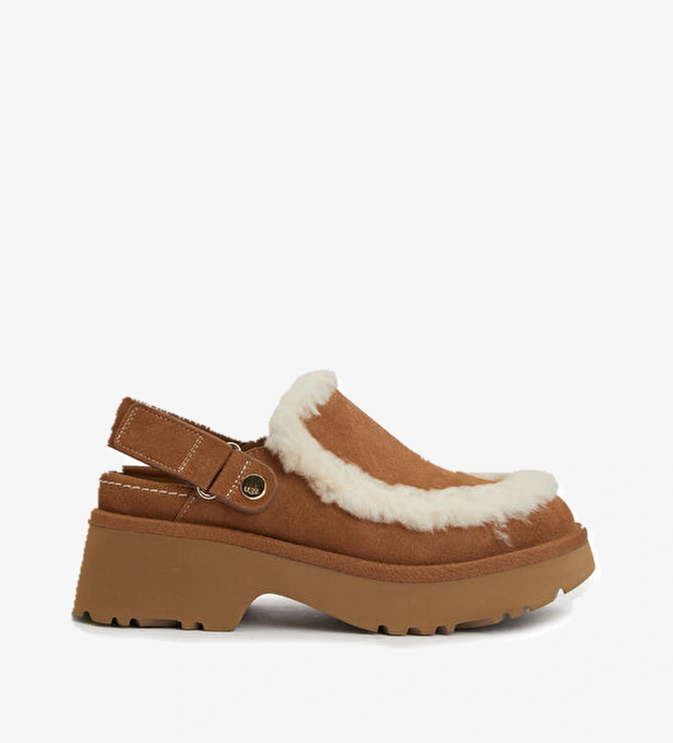 Ugg Esmee Taba Kadın Deri Terlik model görseli