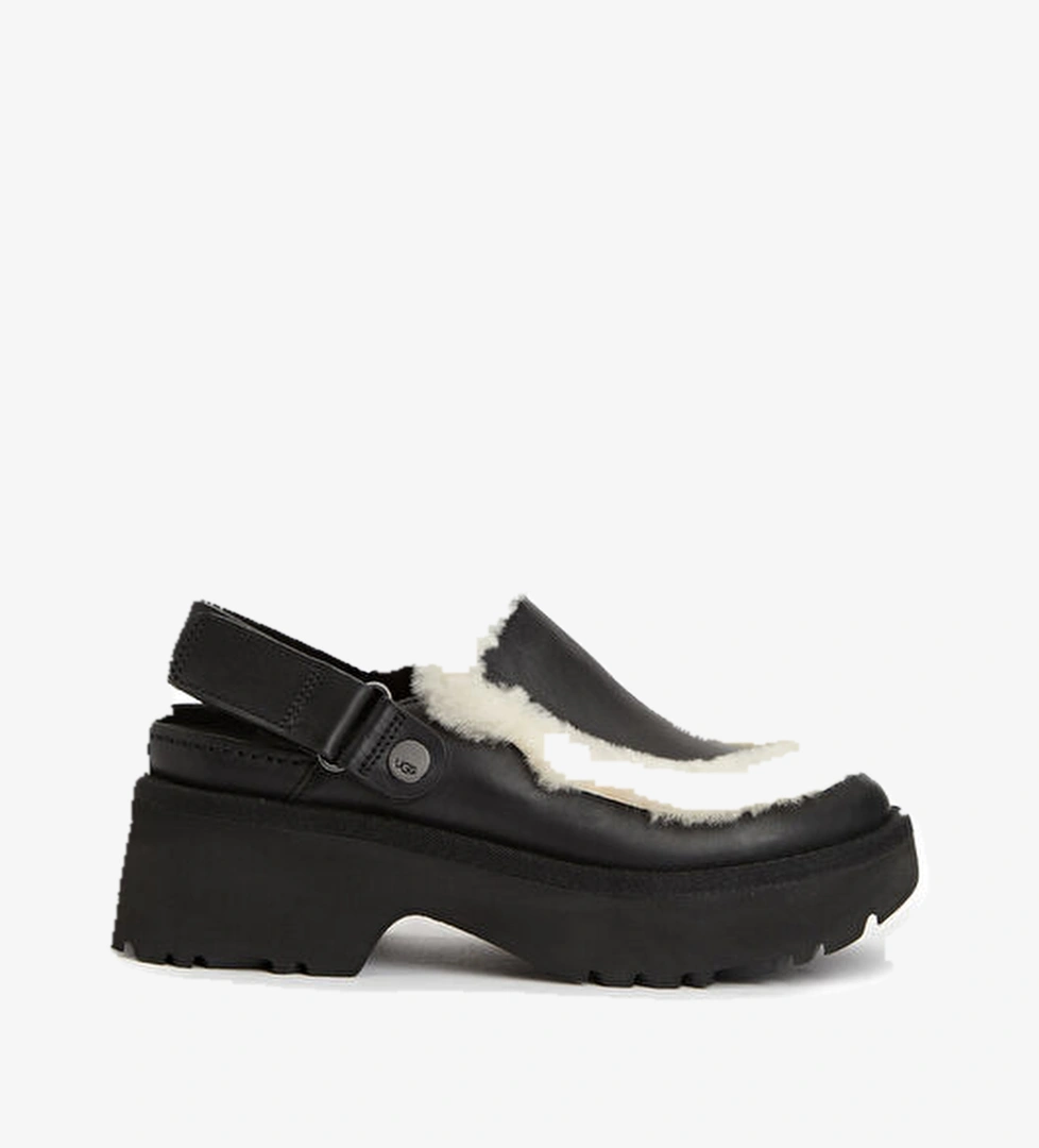 Ugg Esmee Siyah Kadın Deri Terlik model görseli