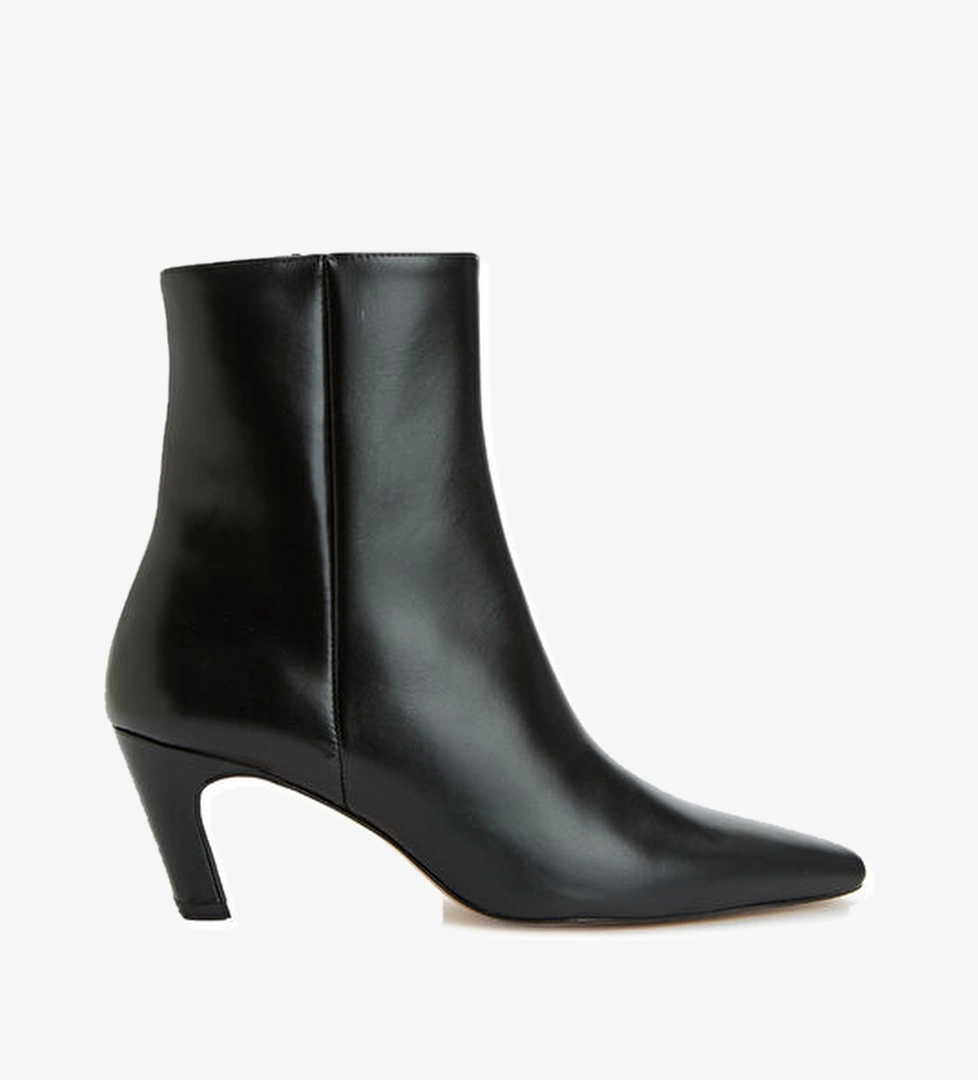 Flattered Xena Siyah Kadın Deri Bot model görseli