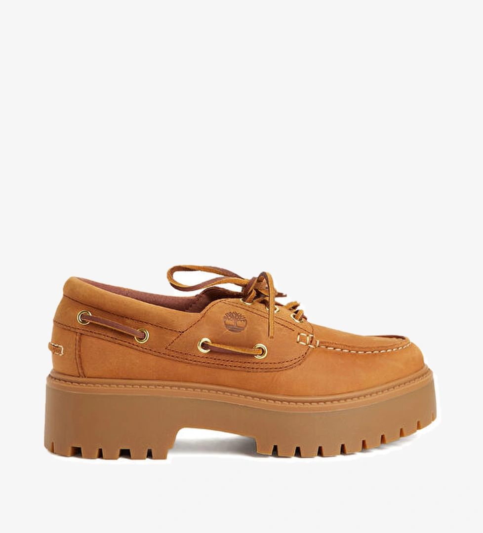 Timberland Stone Street Taba Kadın Deri Loafer model görseli