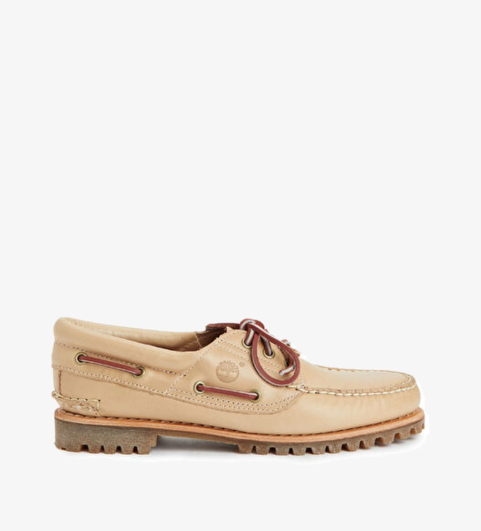 Timberland Authentic Bej Kadın Deri Loafer model görseli