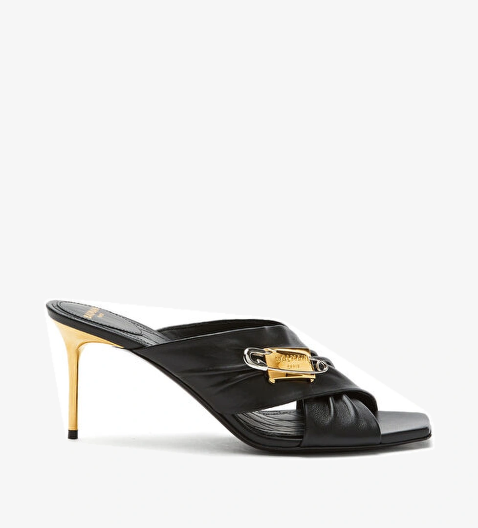 Balmain Topuklu Terlik - Görsel 1