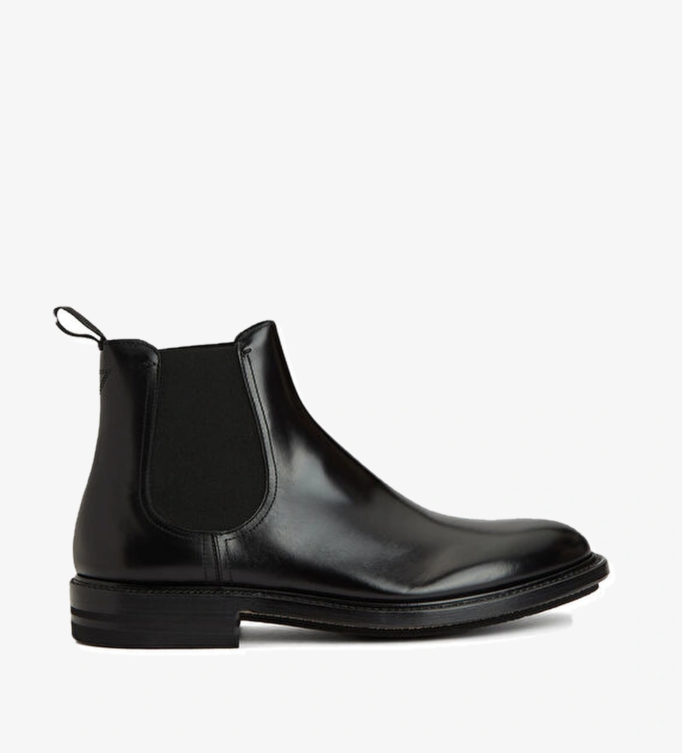 Fabi Siyah Erkek Deri Bot model görseli