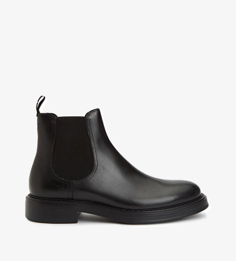 Fabi Siyah Kadın Deri Bot model görseli