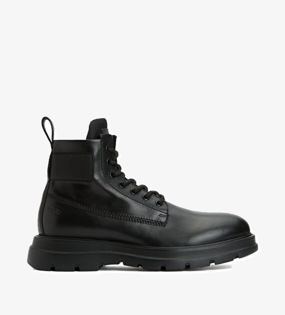 Fabi Siyah Erkek Deri Bot model görseli