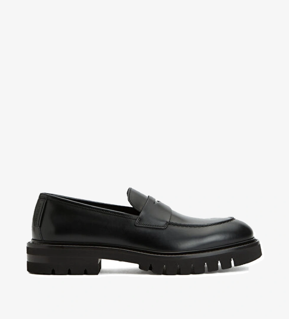 Ferragamo Aspen Siyah Erkek Deri Loafer model görseli