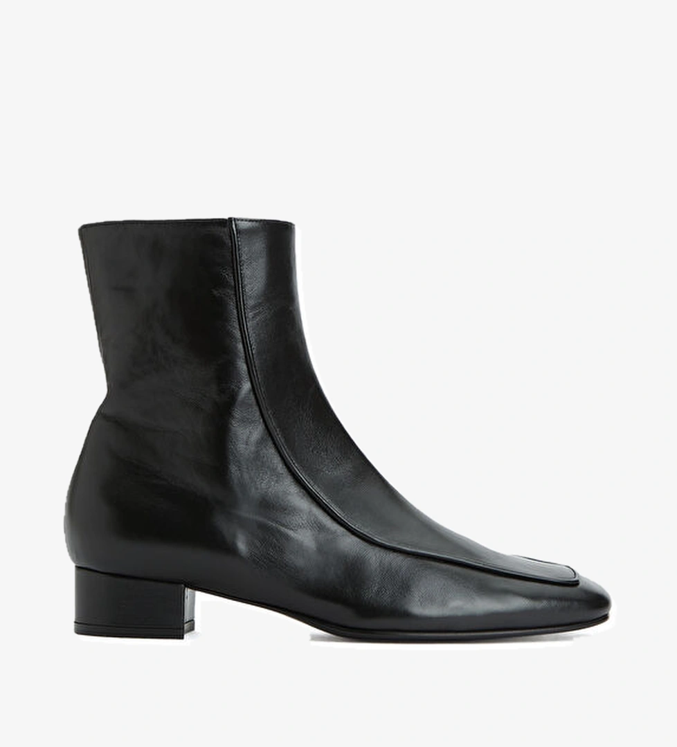 Herbert Levine Shadow Siyah Kadın Deri Bot model görseli