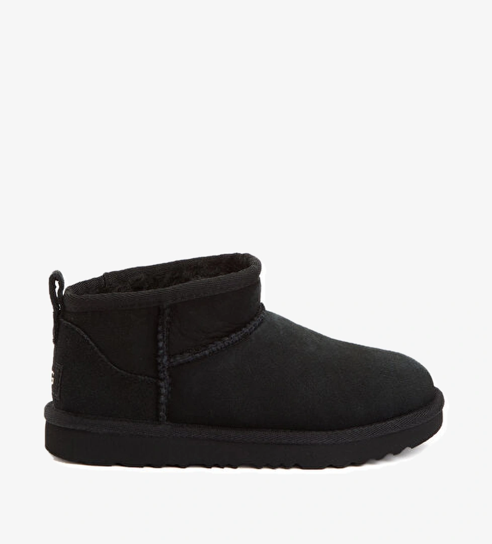 Ugg Classic Ultra Mini Siyah Kız Çocuk Süet Bot model görseli