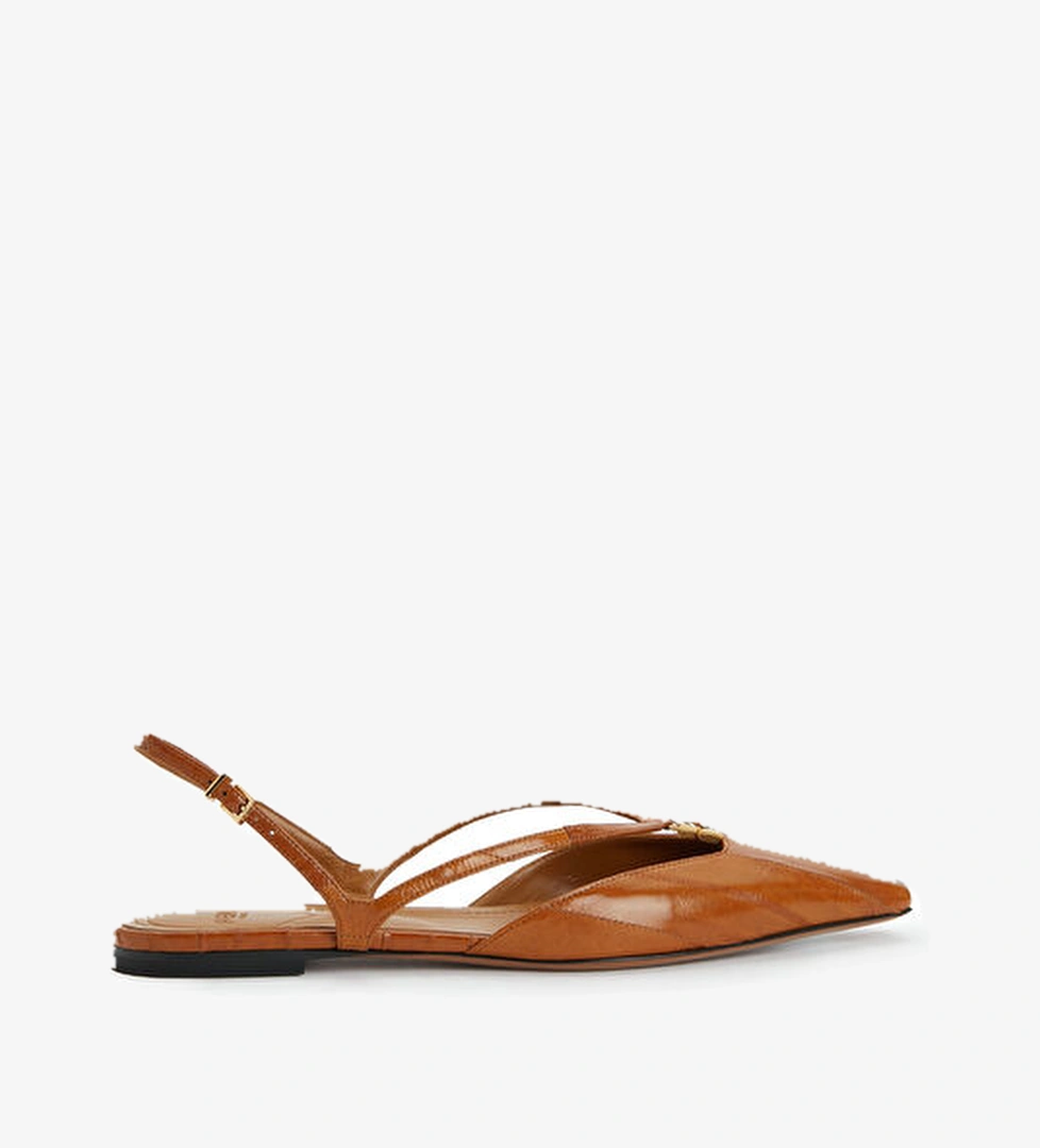 Fendi FFold Taba Dokulu Deri Babet model görseli