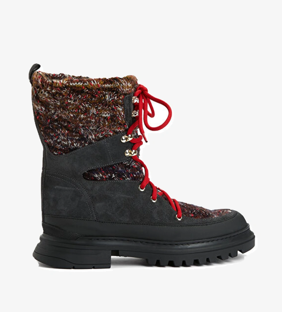 Missoni Gri Kadın Deri Bot model görseli