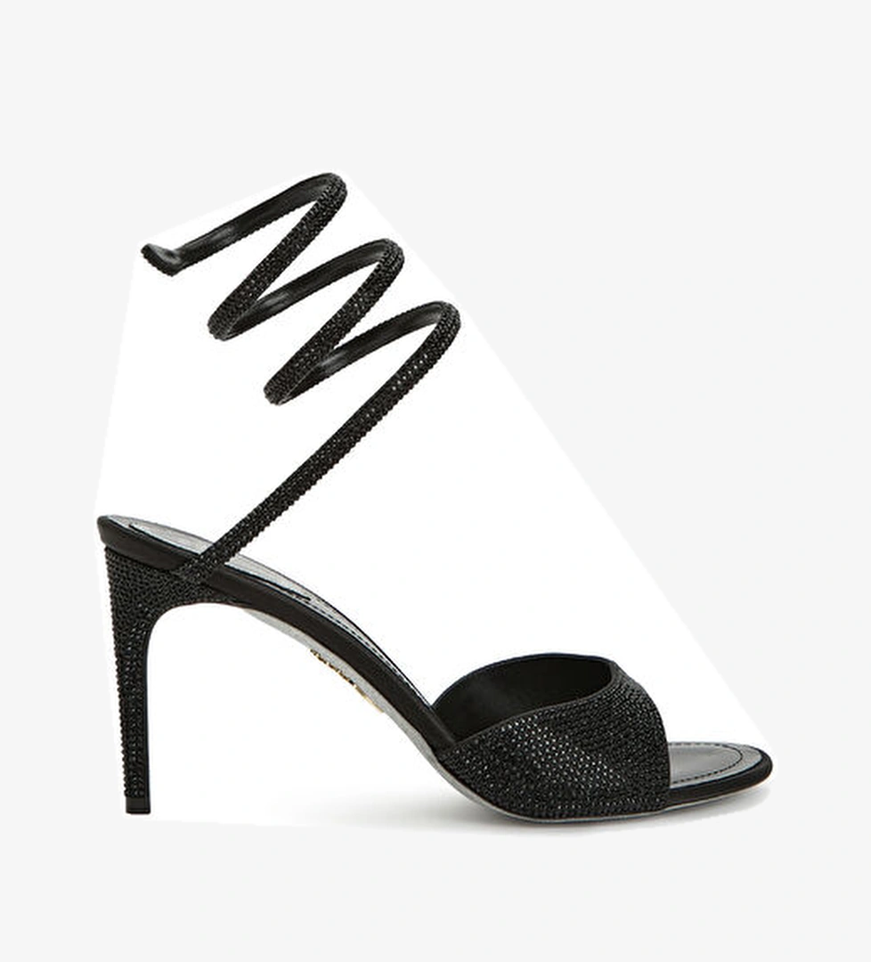 Rene Caovilla Siyah Kadın Sandalet model görseli