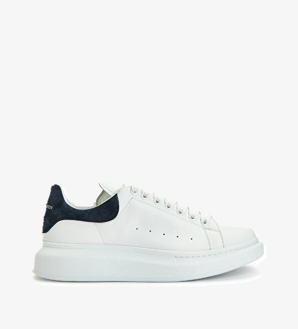 Mcqueen Oversized Beyaz Gri Erkek Deri Sneaker model görseli