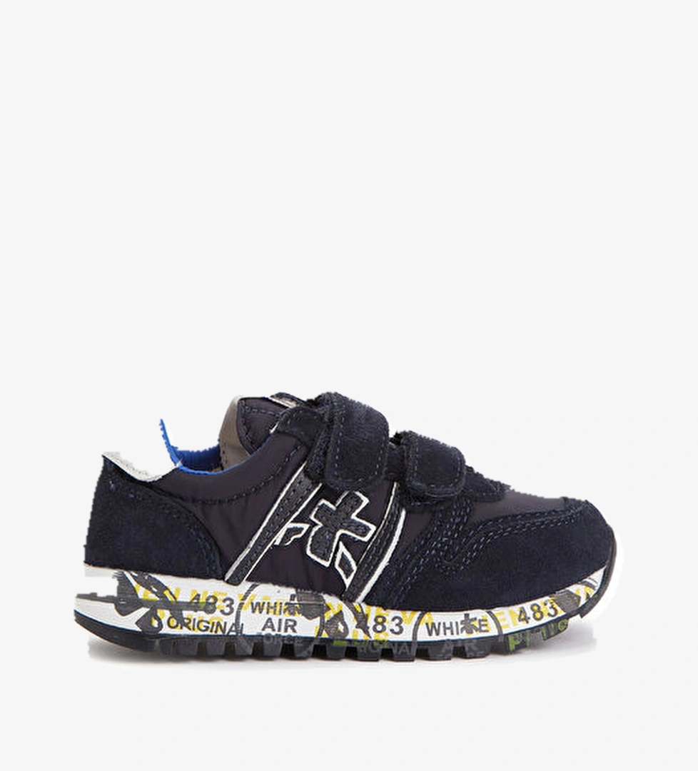Premiata Sky Koyu Mavi Erkek Çocuk Deri Sneaker model görseli