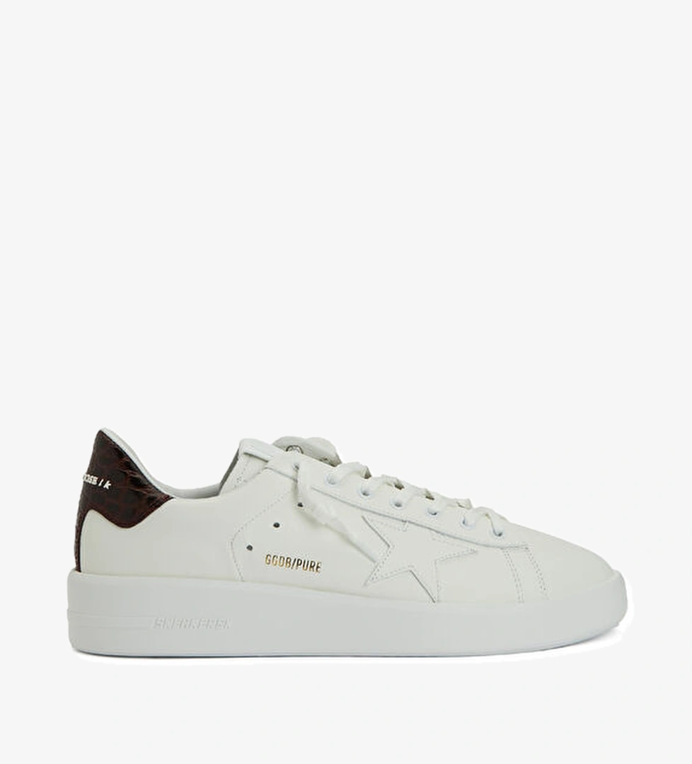 Golden Goose Pure Star Beyaz Erkek Deri Sneaker model görseli
