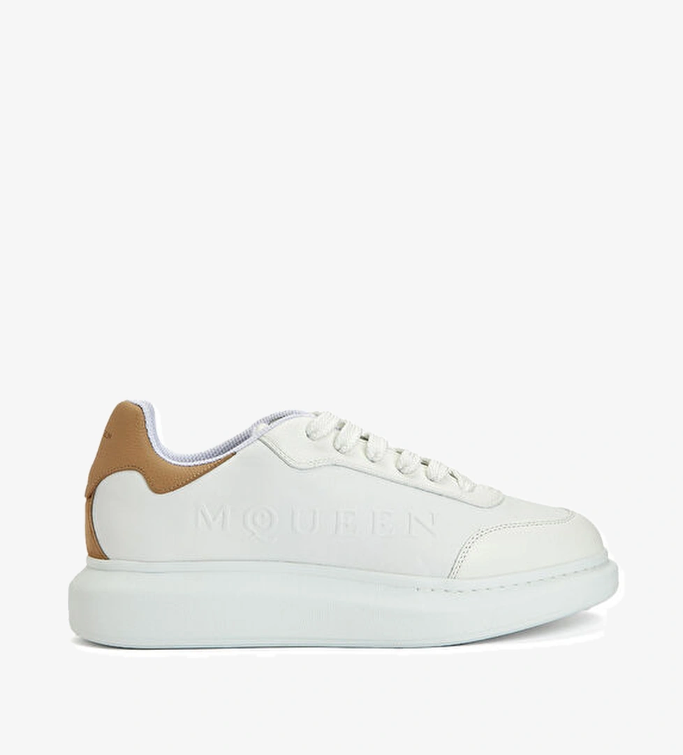 Mcqueen Oversized Beyaz Erkek Deri Sneaker model görseli