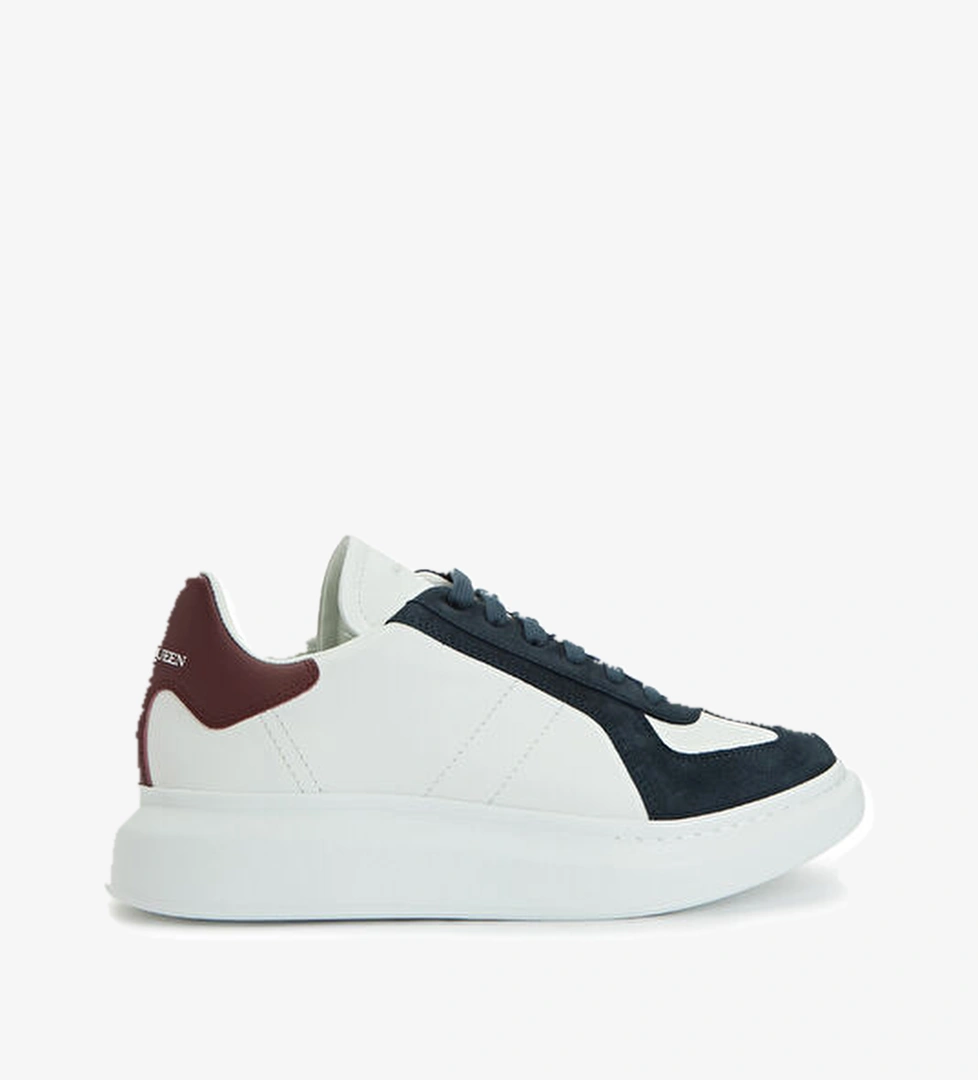 Oversized Çok Renkli Erkek Deri Sneaker - Görsel 1