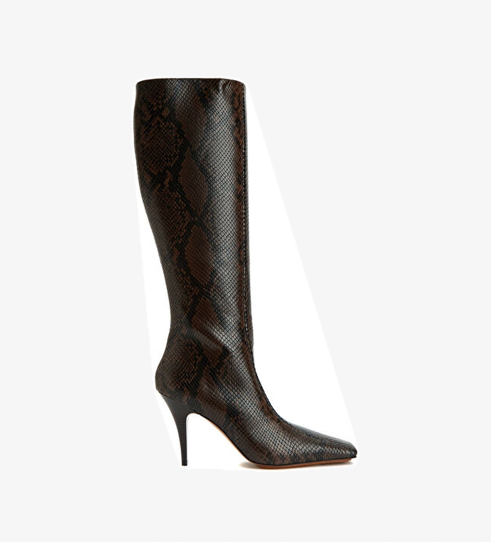 Stella Mccartney Kahverengi Topuklu Çizme model görseli