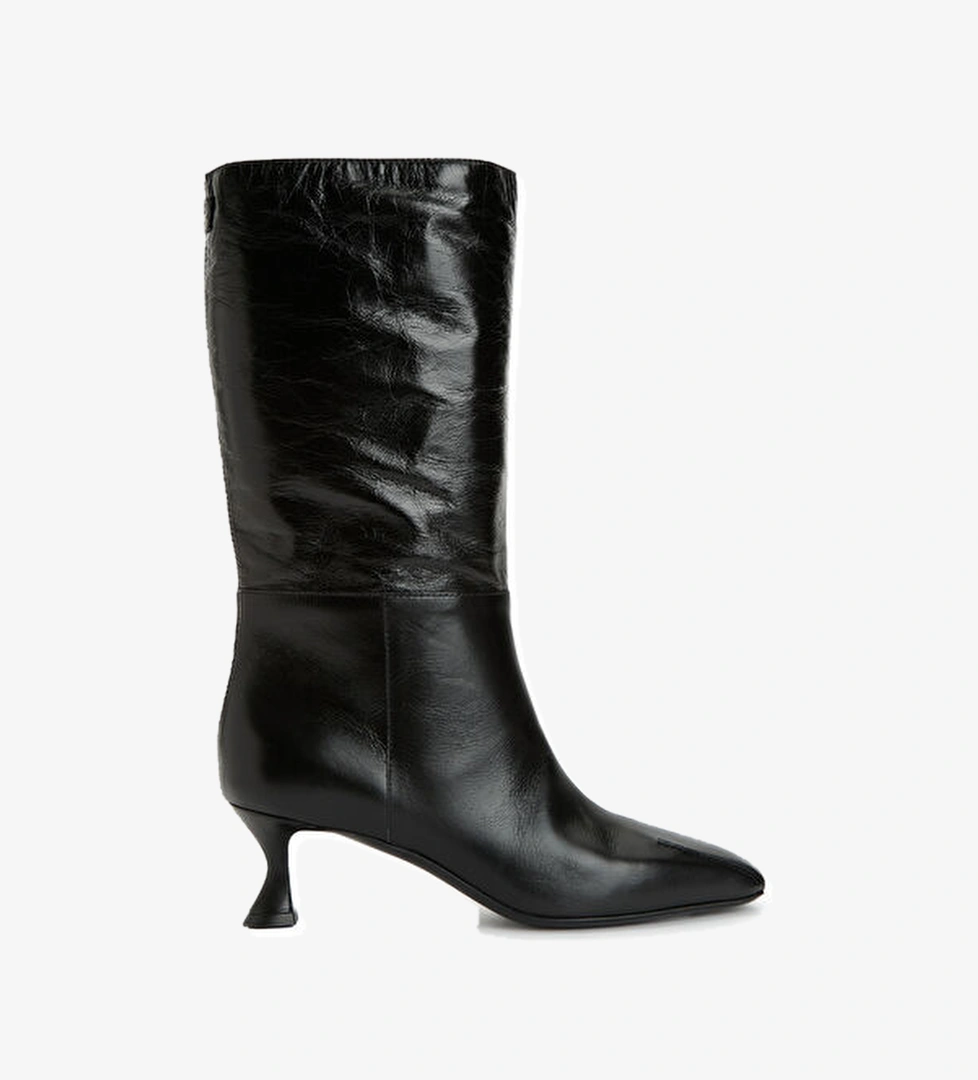 Moschino Siyah Kadın Deri Çizme model görseli