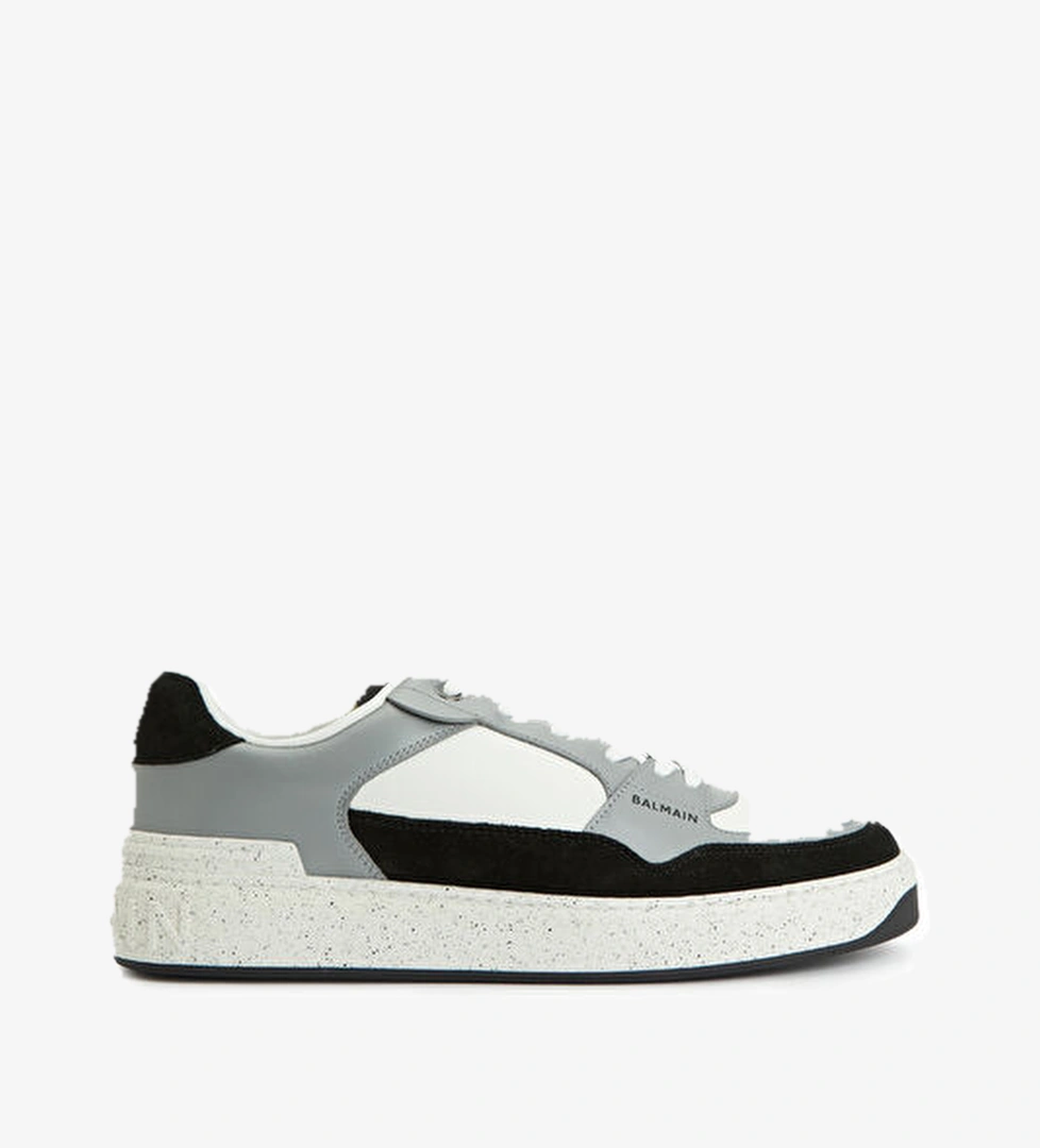 Balmain B-Court Skate Gri Beyaz Erkek Deri Sneaker model görseli