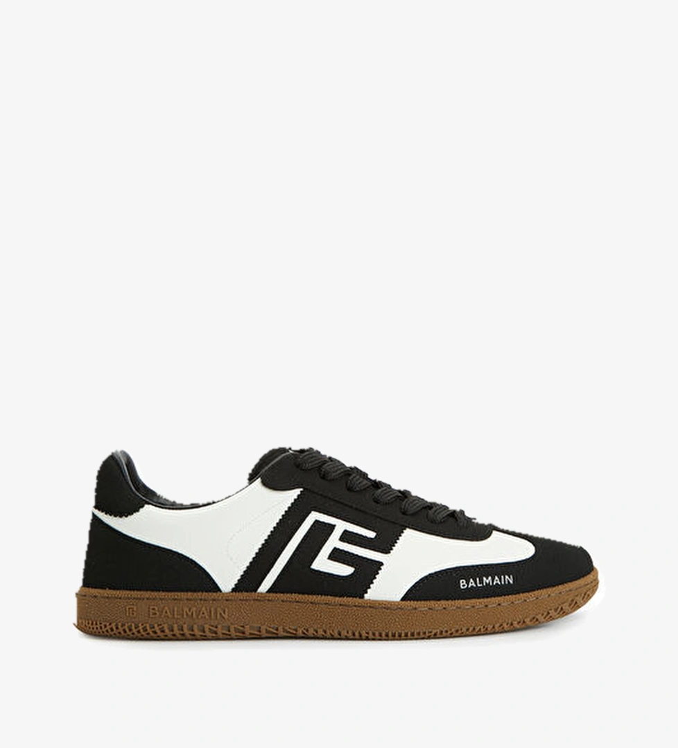 Balmain Swan Siyah Beyaz Erkek Sneaker model görseli